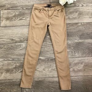 FOREVER 21 khaki low rise skinny pants size 27